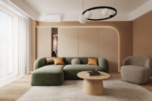 living apartament duplex design interior modern